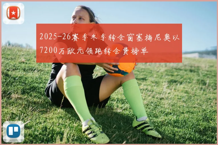 2025-26赛季冬季转会窗塞梅尼奥以7200万欧元领跑转会费榜单