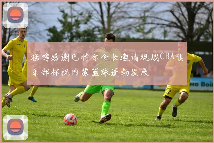杨鸣感谢巴特尔会长邀请观战CBA俱乐部杯祝内蒙篮球蓬勃发展